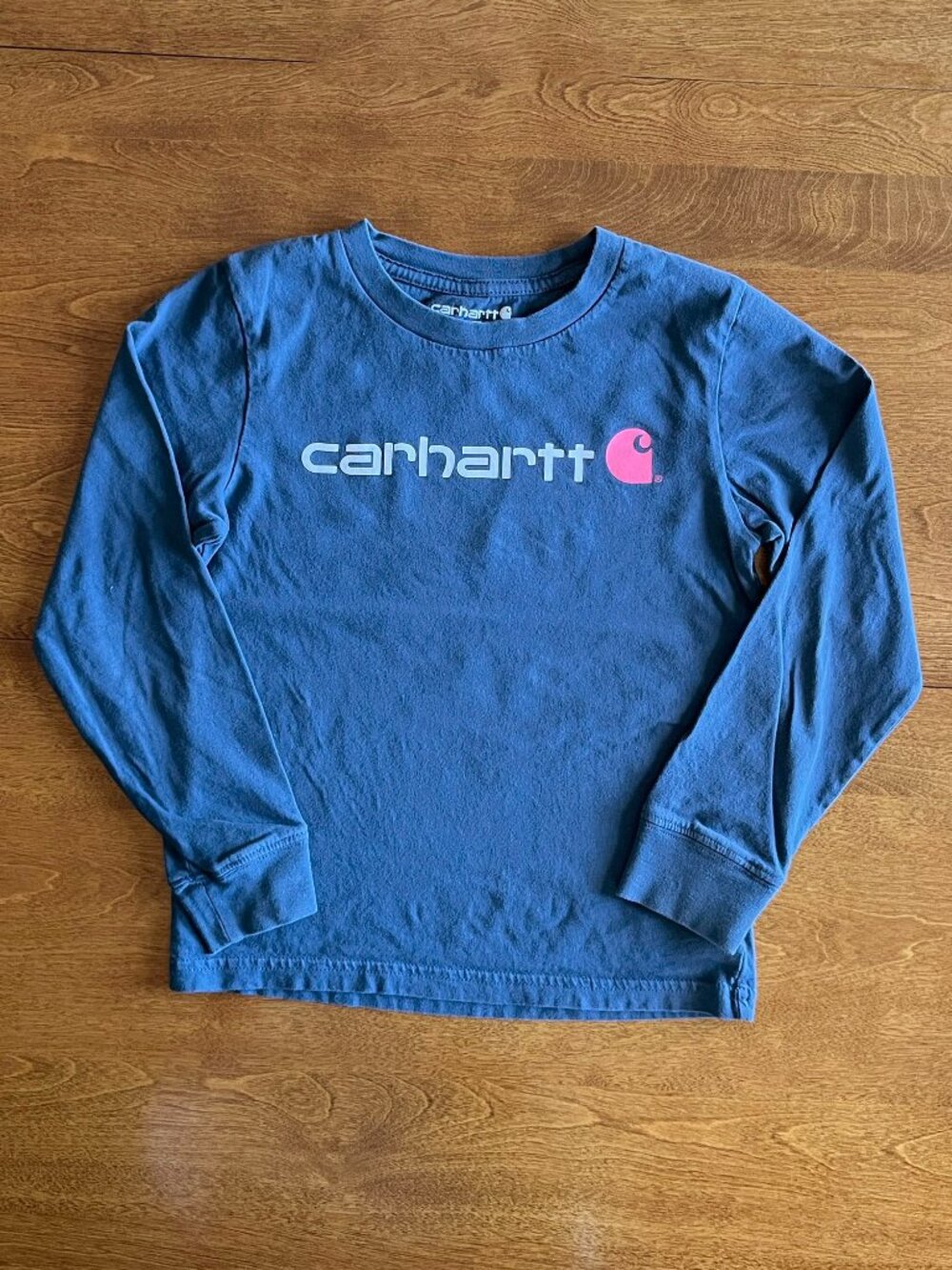 Carhartt blue logo shirt 6